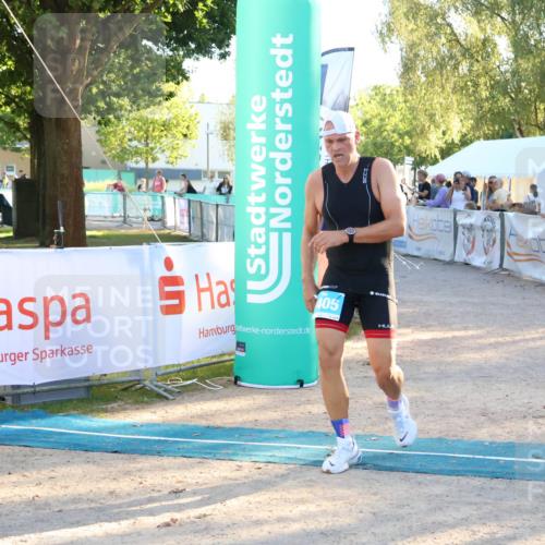 07.09.2025 - 19. Norderstedt Triathlon Zöllner http://msf.ph/oto/8776457 07.09.2025 17:08:32 Ziel 1405 meine-sportfotos.de