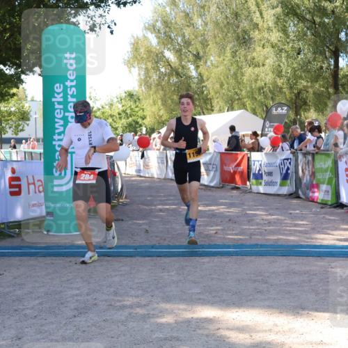 07.09.2025 - 19. Norderstedt Triathlon Zöllner http://msf.ph/oto/8776507 07.09.2025 12:01:20 Ziel 284, 1152 meine-sportfotos.de