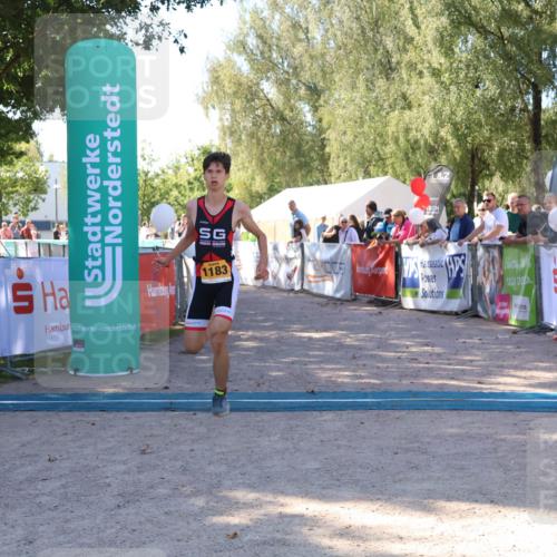 07.09.2025 - 19. Norderstedt Triathlon Zöllner http://msf.ph/oto/8776797 07.09.2025 12:04:27 Ziel 1183 meine-sportfotos.de