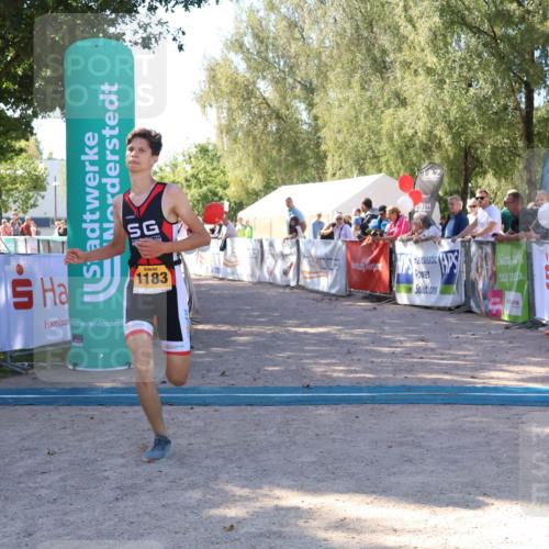 07.09.2025 - 19. Norderstedt Triathlon Zöllner http://msf.ph/oto/8776801 07.09.2025 12:04:27 Ziel 1183 meine-sportfotos.de