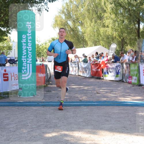 07.09.2025 - 19. Norderstedt Triathlon Zöllner http://msf.ph/oto/8777042 07.09.2025 12:08:29 Ziel 734 meine-sportfotos.de