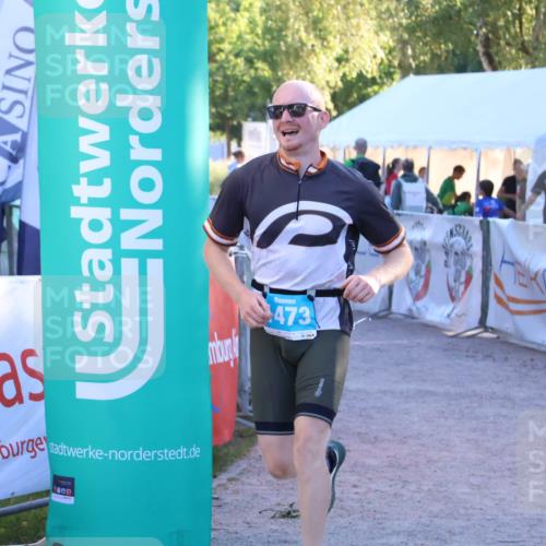 07.09.2025 - 19. Norderstedt Triathlon Zöllner http://msf.ph/oto/8777968 07.09.2025 17:19:09 Ziel 1473 meine-sportfotos.de