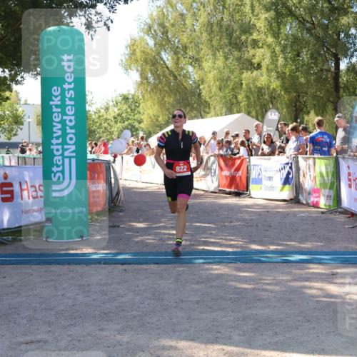 07.09.2025 - 19. Norderstedt Triathlon Zöllner http://msf.ph/oto/8778630 07.09.2025 12:31:10 Ziel 822 meine-sportfotos.de