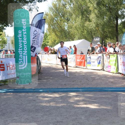 07.09.2025 - 19. Norderstedt Triathlon Zöllner http://msf.ph/oto/8780460 07.09.2025 12:50:26 Ziel 165, 824 meine-sportfotos.de