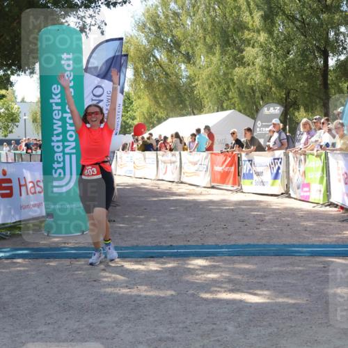 07.09.2025 - 19. Norderstedt Triathlon Zöllner http://msf.ph/oto/8780730 07.09.2025 12:51:21 Ziel 803 meine-sportfotos.de