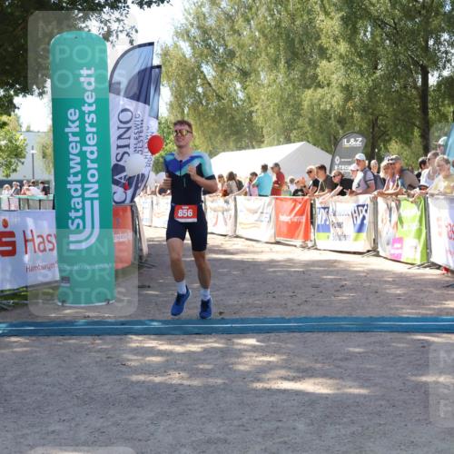 07.09.2025 - 19. Norderstedt Triathlon Zöllner http://msf.ph/oto/8781015 07.09.2025 12:52:31 Ziel 856 meine-sportfotos.de