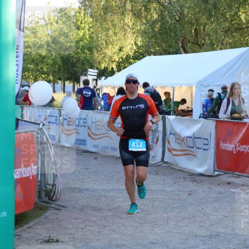 07.09.2025 - 19. Norderstedt Triathlon Zöllner http://msf.ph/oto/8781910 07.09.2025 17:44:25 Ziel 412 meine-sportfotos.de