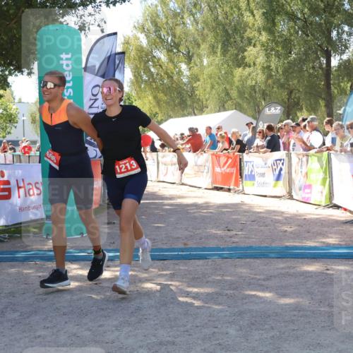 07.09.2025 - 19. Norderstedt Triathlon Zöllner http://msf.ph/oto/8782418 07.09.2025 13:00:18 Ziel 696, 1213, 1327 meine-sportfotos.de