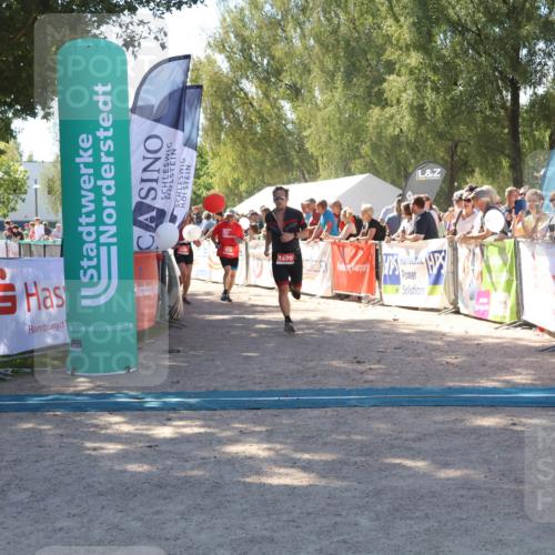 07.09.2025 - 19. Norderstedt Triathlon Zöllner http://msf.ph/oto/8782425 07.09.2025 13:00:26 Ziel 146, 830, 1370 meine-sportfotos.de