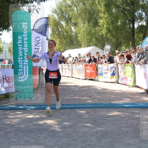 07.09.2025 - 19. Norderstedt Triathlon Zöllner http://msf.ph/oto/8783906 07.09.2025 13:06:33 Ziel 293, 811 meine-sportfotos.de