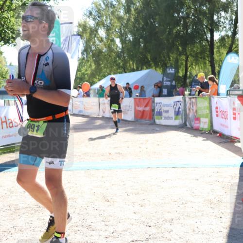 07.09.2025 - 19. Norderstedt Triathlon Zöllner http://msf.ph/oto/8785370 07.09.2025 15:29:43 Ziel 1020, 1027 meine-sportfotos.de