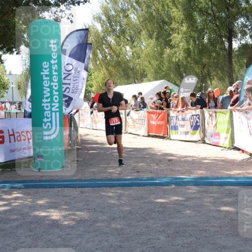 07.09.2025 - 19. Norderstedt Triathlon Zöllner http://msf.ph/oto/8785376 07.09.2025 13:15:32 Ziel 173, 308 meine-sportfotos.de