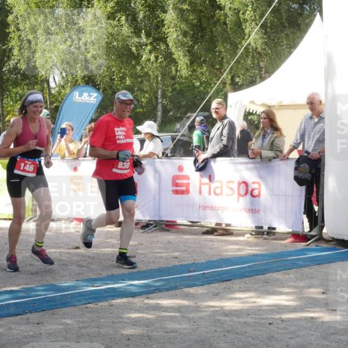 07.09.2025 - 19. Norderstedt Triathlon Zöllner http://msf.ph/oto/8786267 07.09.2025 13:00:32 Ziel 146, 830, 1370 meine-sportfotos.de