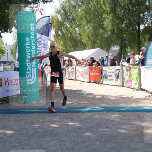 07.09.2025 - 19. Norderstedt Triathlon Zöllner http://msf.ph/oto/8786413 07.09.2025 13:25:30 Ziel 813 meine-sportfotos.de