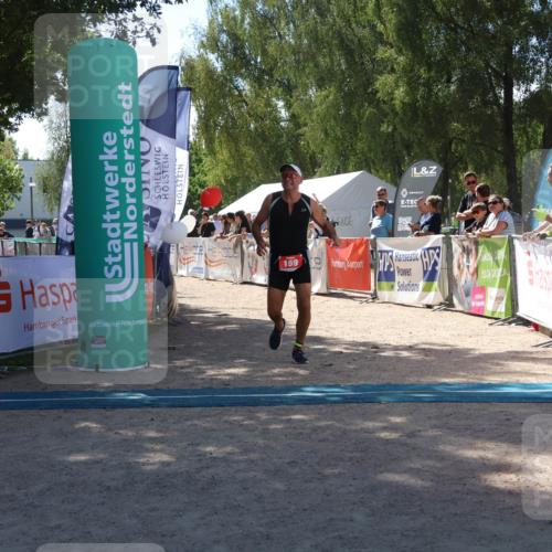 07.09.2025 - 19. Norderstedt Triathlon Zöllner http://msf.ph/oto/8787013 07.09.2025 13:29:57 Ziel 159, 1345 meine-sportfotos.de