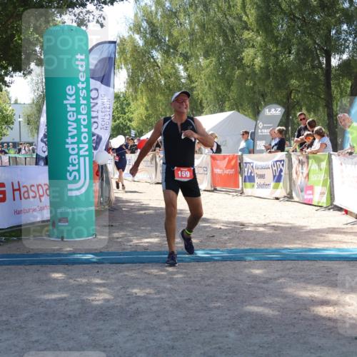 07.09.2025 - 19. Norderstedt Triathlon Zöllner http://msf.ph/oto/8787023 07.09.2025 13:29:58 Ziel 159, 1345 meine-sportfotos.de