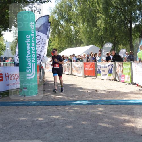 07.09.2025 - 19. Norderstedt Triathlon Zöllner http://msf.ph/oto/8787068 07.09.2025 13:30:49 Ziel 137 meine-sportfotos.de