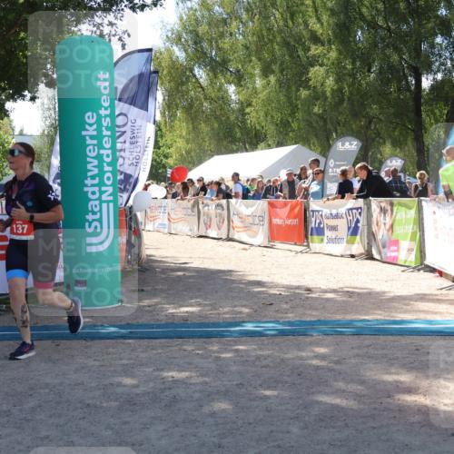 07.09.2025 - 19. Norderstedt Triathlon Zöllner http://msf.ph/oto/8787084 07.09.2025 13:30:50 Ziel 137 meine-sportfotos.de