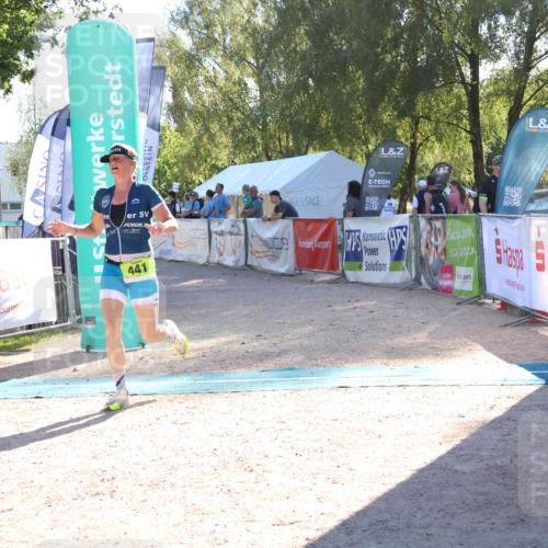 07.09.2025 - 19. Norderstedt Triathlon Zöllner http://msf.ph/oto/8788685 07.09.2025 16:10:57 Ziel 441 meine-sportfotos.de