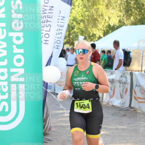 07.09.2025 - 19. Norderstedt Triathlon Zöllner http://msf.ph/oto/8790960 07.09.2025 16:30:08 Ziel 1504 meine-sportfotos.de