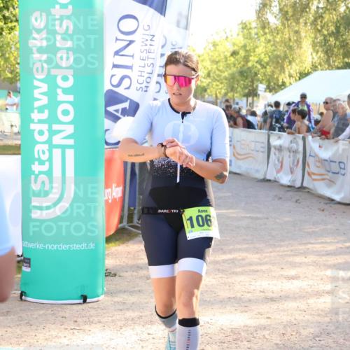 07.09.2025 - 19. Norderstedt Triathlon Zöllner http://msf.ph/oto/8792660 07.09.2025 16:38:15 Ziel 529, 1068, 1563 meine-sportfotos.de