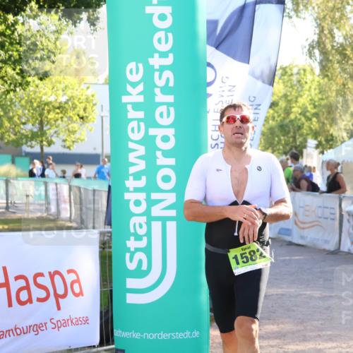 07.09.2025 - 19. Norderstedt Triathlon Zöllner http://msf.ph/oto/8793176 07.09.2025 16:40:10 Ziel 1582 meine-sportfotos.de