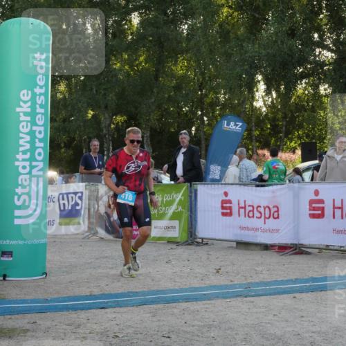 07.09.2025 - 19. Norderstedt Triathlon Zöllner http://msf.ph/oto/8797992 07.09.2025 17:43:00 Ziel 418 meine-sportfotos.de