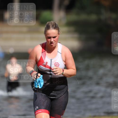 14.09.2025 - Stadtparktriathlon Michael Strokosch http://msf.ph/oto/8876021 14.09.2025 13:12:29 Schwimmen 1534, 1539, 1554 meine-sportfotos.de