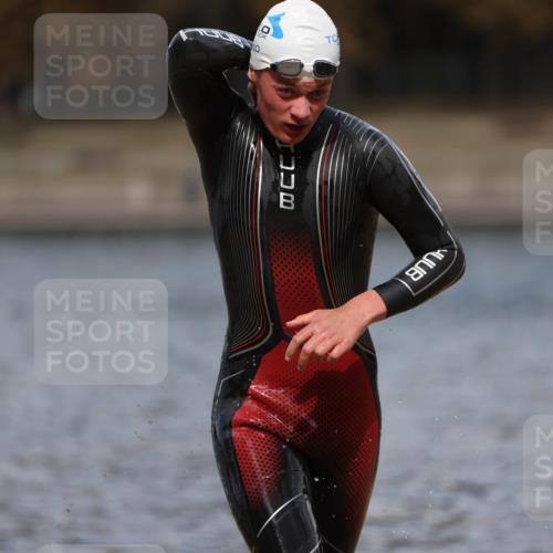 14.09.2025 - Stadtparktriathlon Michael Strokosch http://msf.ph/oto/8876156 14.09.2025 13:15:30 Schwimmen 1571, 1611, 1620 meine-sportfotos.de