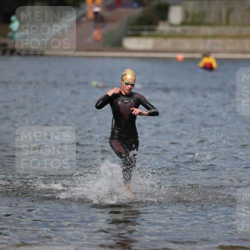 14.09.2025 - Stadtparktriathlon Michael Strokosch http://msf.ph/oto/8876223 14.09.2025 13:16:09 Schwimmen 1576, 1581, 1596, 1607 meine-sportfotos.de
