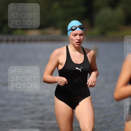 14.09.2025 - Stadtparktriathlon Michael Strokosch http://msf.ph/oto/8876807 14.09.2025 13:20:19 Schwimmen 1573, 1582, 1591 meine-sportfotos.de