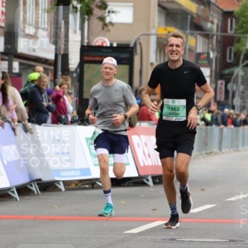 21.09.2025 - PSD Bank Halbmarathon Strokosch-Dieckow http://msf.ph/oto/8943955 21.09.2025 11:21:00 Ziel 1835, 1837, 1846, 1862 meine-sportfotos.de