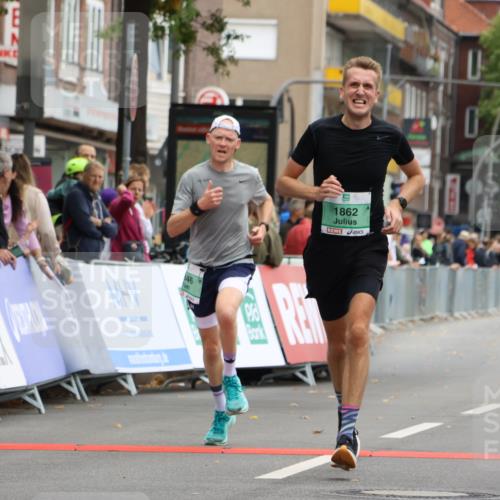21.09.2025 - PSD Bank Halbmarathon Strokosch-Dieckow http://msf.ph/oto/8943960 21.09.2025 11:21:00 Ziel 1835, 1837, 1846, 1862 meine-sportfotos.de