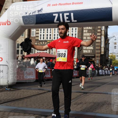 05.10.2025 - 20. swb-Marathon Bremen Yannick Fuchs http://msf.ph/oto/9234352 05.10.2025 11:04:09 Ziel 7123, 9398, 10205, 10265, 10271, 10551, 11183, 11609 meine-sportfotos.de