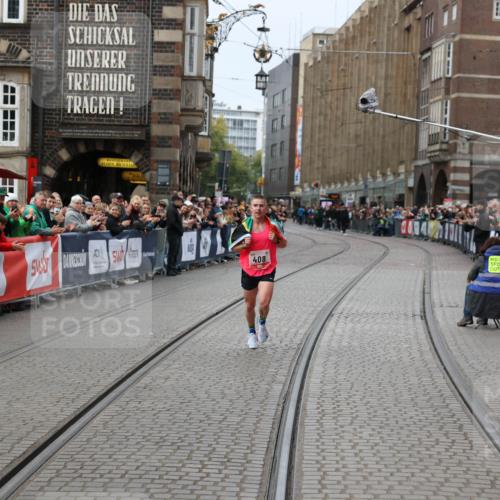 05.10.2025 - 20. swb-Marathon Bremen Yannick Fuchs http://msf.ph/oto/9266063 05.10.2025 12:08:49 Ziel 408 meine-sportfotos.de