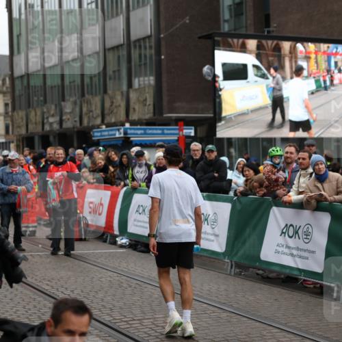 05.10.2025 - 20. swb-Marathon Bremen Yannick Fuchs http://msf.ph/oto/9270839 05.10.2025 12:15:23 Ziel  meine-sportfotos.de