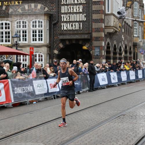 05.10.2025 - 20. swb-Marathon Bremen Yannick Fuchs http://msf.ph/oto/9274039 05.10.2025 12:26:54 Ziel 1493 meine-sportfotos.de