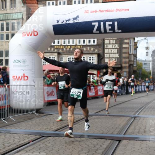 05.10.2025 - 20. swb-Marathon Bremen Yannick Fuchs http://msf.ph/oto/9286329 05.10.2025 13:04:11 Ziel 1652, 2472, 4215, 5786, 7070, 8013 meine-sportfotos.de