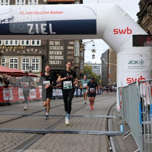 05.10.2025 - 20. swb-Marathon Bremen Yannick Fuchs http://msf.ph/oto/9286881 05.10.2025 13:05:10 Ziel 548, 685, 1123, 1196, 1631, 8729 meine-sportfotos.de