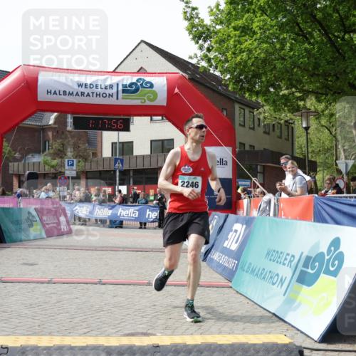 10.05.2026 - 8. Wedeler Halbmarathon Yannick Fuchs http://msf.ph/oto/9699740 10.05.2026 11:17:56 Ziel 774, 2246 meine-sportfotos.de