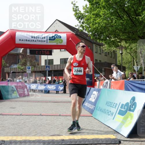 10.05.2026 - 8. Wedeler Halbmarathon Yannick Fuchs http://msf.ph/oto/9699743 10.05.2026 11:17:56 Ziel 774, 2246 meine-sportfotos.de