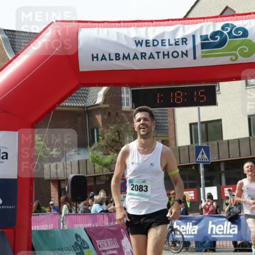 10.05.2026 - 8. Wedeler Halbmarathon Yannick Fuchs http://msf.ph/oto/9699799 10.05.2026 11:18:15 Ziel 802, 2083 meine-sportfotos.de
