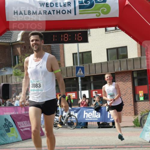 10.05.2026 - 8. Wedeler Halbmarathon Yannick Fuchs http://msf.ph/oto/9699801 10.05.2026 11:18:15 Ziel 802, 2083 meine-sportfotos.de
