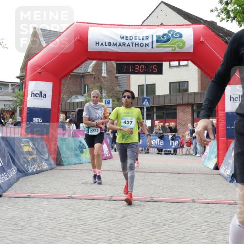 10.05.2026 - 8. Wedeler Halbmarathon Yannick Fuchs http://msf.ph/oto/9714387 10.05.2026 11:30:13 Ziel 437, 806, 2014, 2089, 2222 meine-sportfotos.de