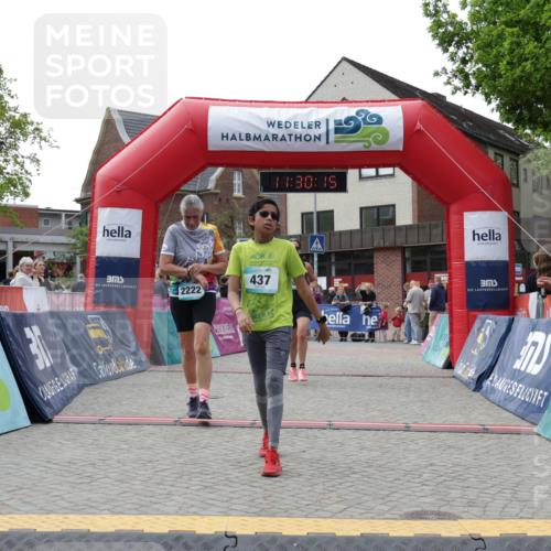 10.05.2026 - 8. Wedeler Halbmarathon Yannick Fuchs http://msf.ph/oto/9714399 10.05.2026 11:30:14 Ziel 437, 806, 2014, 2089, 2222 meine-sportfotos.de
