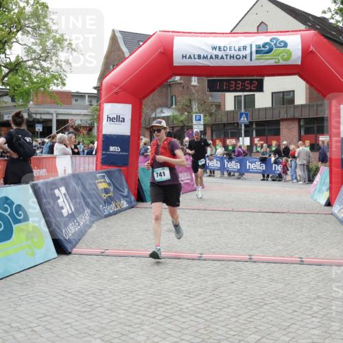 10.05.2026 - 8. Wedeler Halbmarathon Yannick Fuchs http://msf.ph/oto/9715978 10.05.2026 11:33:51 Ziel 741, 2099 meine-sportfotos.de