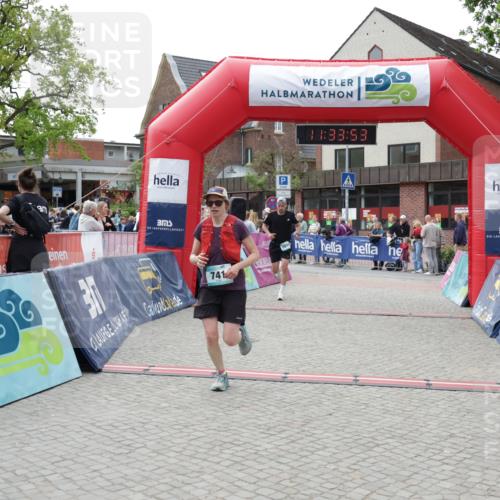 10.05.2026 - 8. Wedeler Halbmarathon Yannick Fuchs http://msf.ph/oto/9715979 10.05.2026 11:33:51 Ziel 741, 2099 meine-sportfotos.de