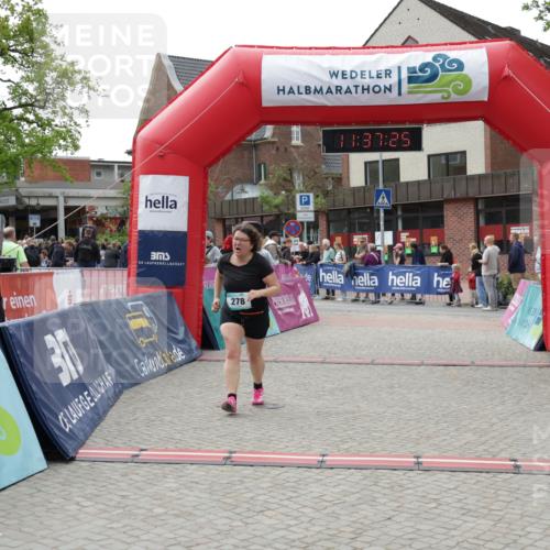 10.05.2026 - 8. Wedeler Halbmarathon Yannick Fuchs http://msf.ph/oto/9724581 10.05.2026 11:37:24 Ziel 180, 278 meine-sportfotos.de