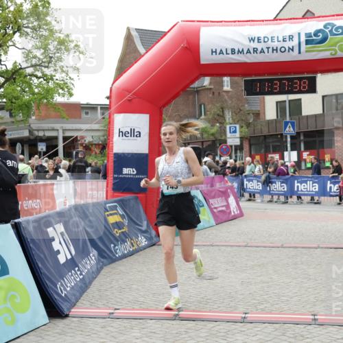 10.05.2026 - 8. Wedeler Halbmarathon Yannick Fuchs http://msf.ph/oto/9724774 10.05.2026 11:37:36 Ziel 745, 1046 meine-sportfotos.de