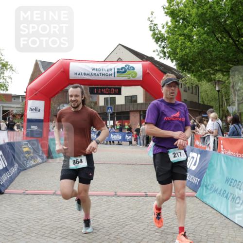 10.05.2026 - 8. Wedeler Halbmarathon Yannick Fuchs http://msf.ph/oto/9726681 10.05.2026 11:40:02 Ziel 217, 864 meine-sportfotos.de